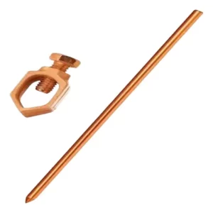 Haste De Aterramento 1/2x1,2mts 11mm - Olivo + Conector 1/2